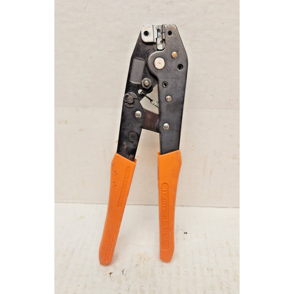 Rare hard to find Thomas & Betts Shure Stake WT1806 ratchet Manual Crimp Tool - Picture 2 of 7